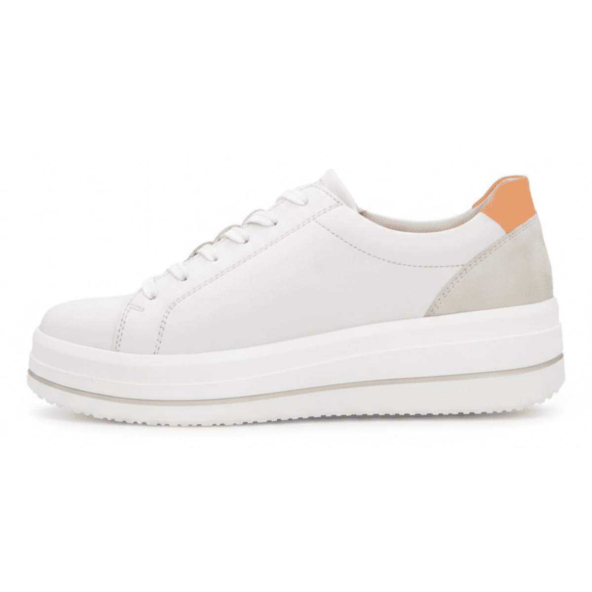 Rieker Women's D1C01 - 81 Julika Off - White/Sage/Shell/Orange Leather - 9028348 - Tip Top Shoes of New York