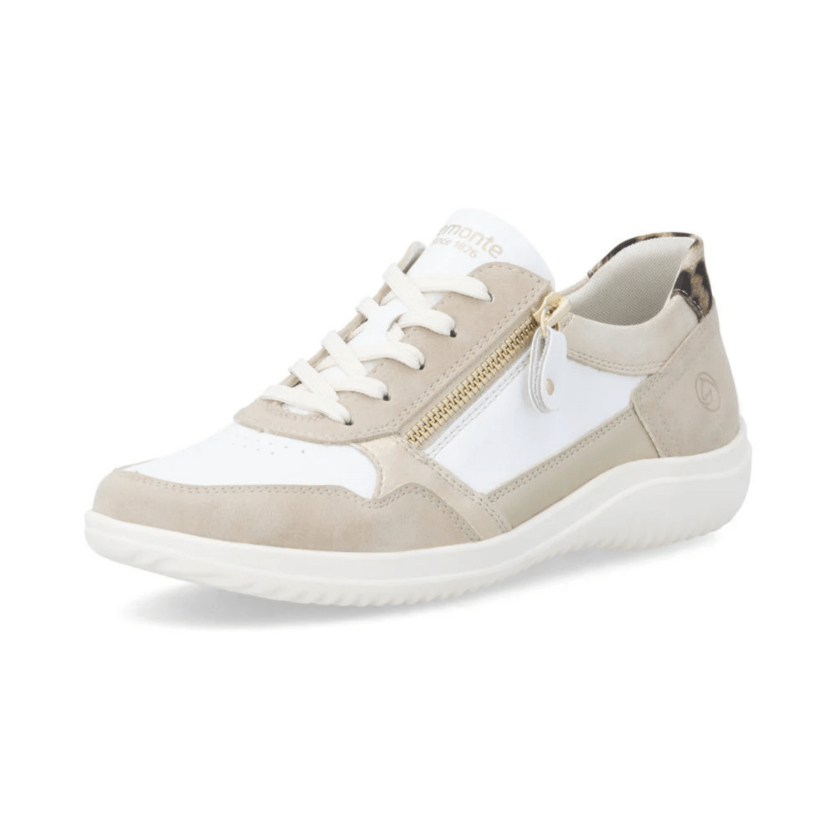 Rieker Women's D1E06 - 82 White/Leopard/Sage - 9028382 - Tip Top Shoes of New York