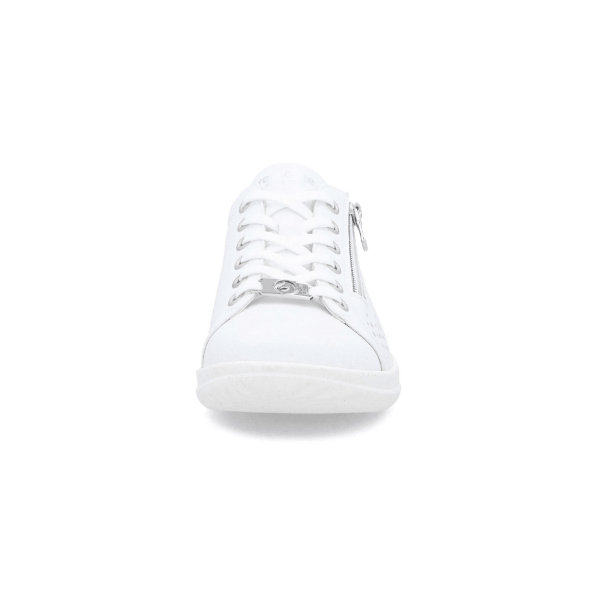 Rieker Women's D1E08 - 80 White Perforated Leather - 9028392 - Tip Top Shoes of New York