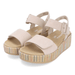 Rieker Women's D1N54 - 60 Jocelyn Beige Suede - 9020531 - Tip Top Shoes of New York
