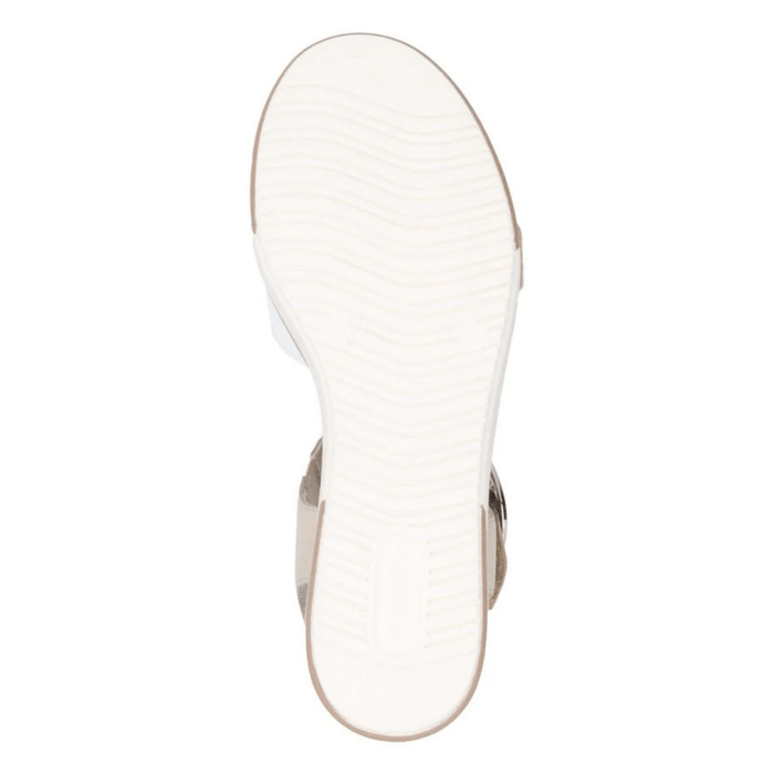 Rieker Women's D1P54 - 80 Sabine White/Pearl Leather - 9020540 - Tip Top Shoes of New York