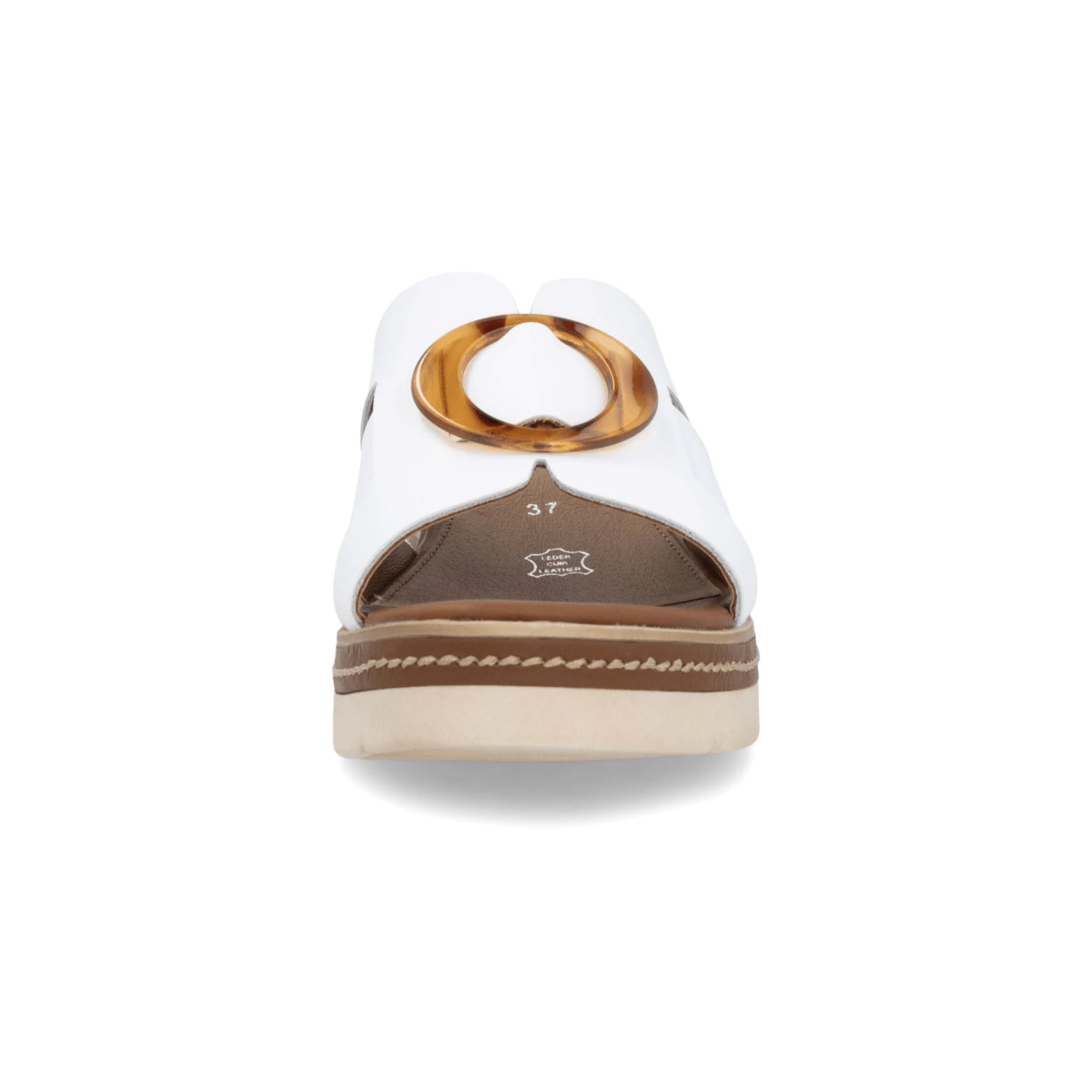 Rieker Women's D2L52 - 80 Jerilyn White Leather - 9020576 - Tip Top Shoes of New York