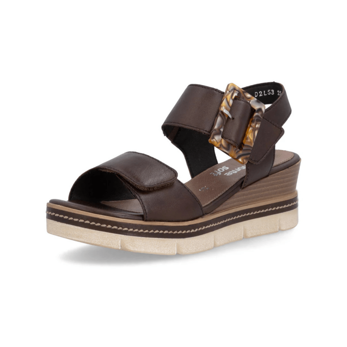 Rieker Women's D2L53 - 25 Jerilyn Moro/Brown Leather - 9032021 - Tip Top Shoes of New York