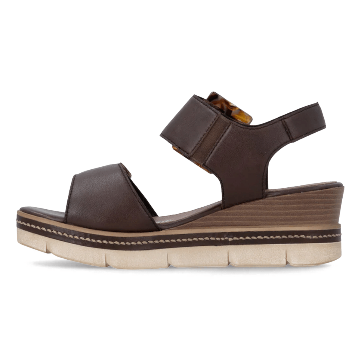 Rieker Women's D2L53 - 25 Jerilyn Moro/Brown Leather - 9032021 - Tip Top Shoes of New York