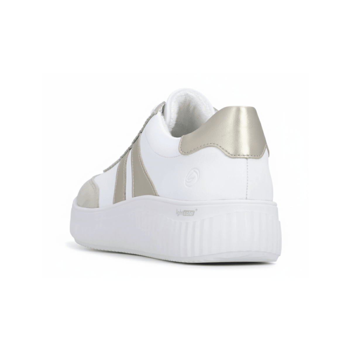 Rieker Women's D3E00 - 80 Gold/White Nubuck - 9028419 - Tip Top Shoes of New York
