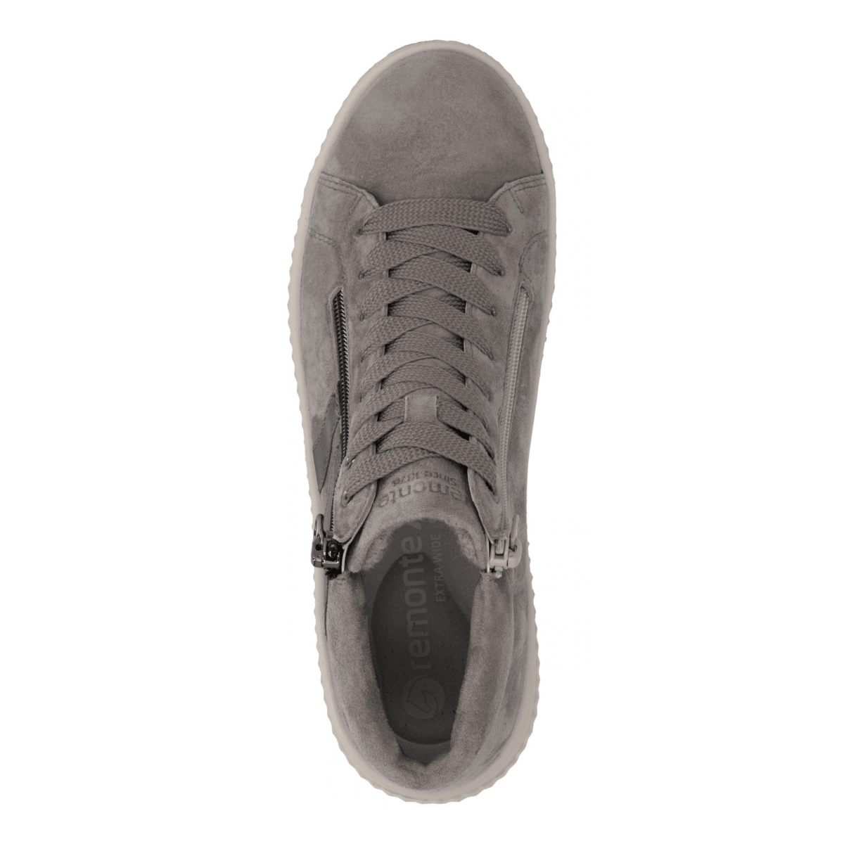 Rieker Women's D3E70-42 Grey Wide Suede - 9032858 - Tip Top Shoes of New York