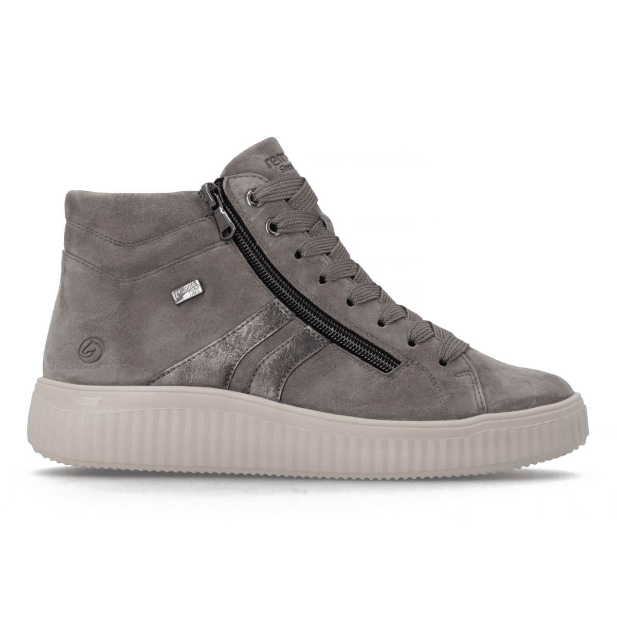 Rieker Women's D3E70-42 Grey Wide Suede - 9032858 - Tip Top Shoes of New York