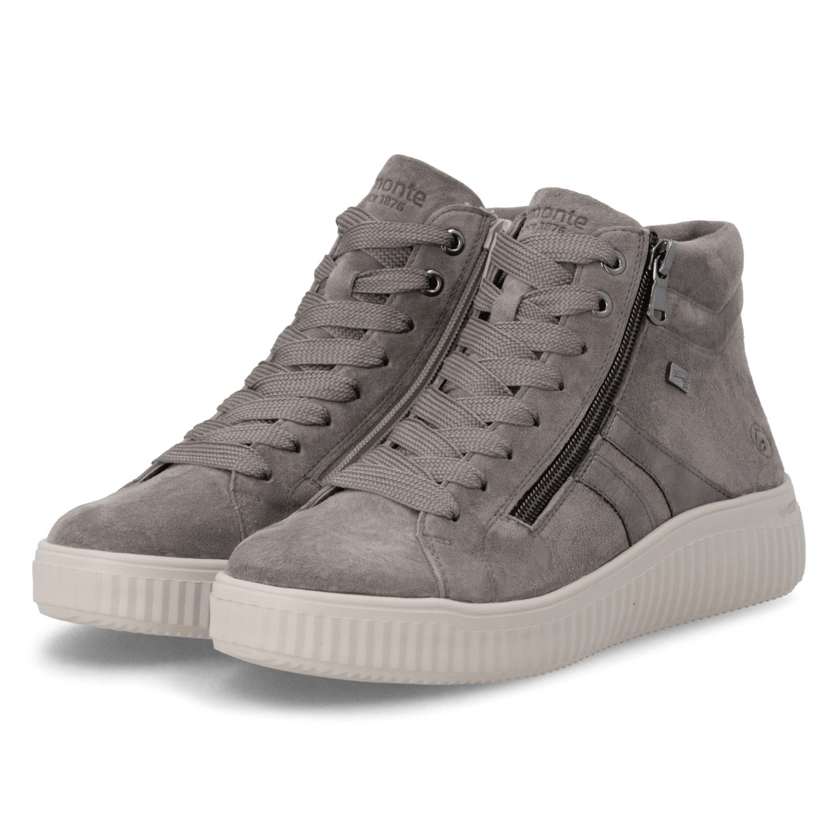 Rieker Women's D3E70-42 Grey Wide Suede - 9032858 - Tip Top Shoes of New York