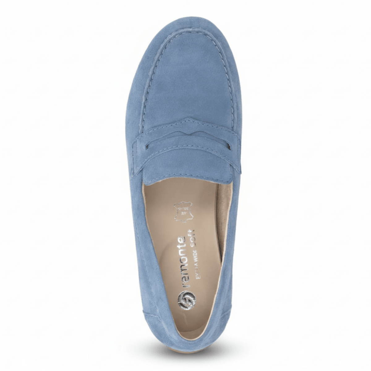 Rieker Women's D3K00 - 14 Blue Jeans Sheep Suede - 9032048 - Tip Top Shoes of New York