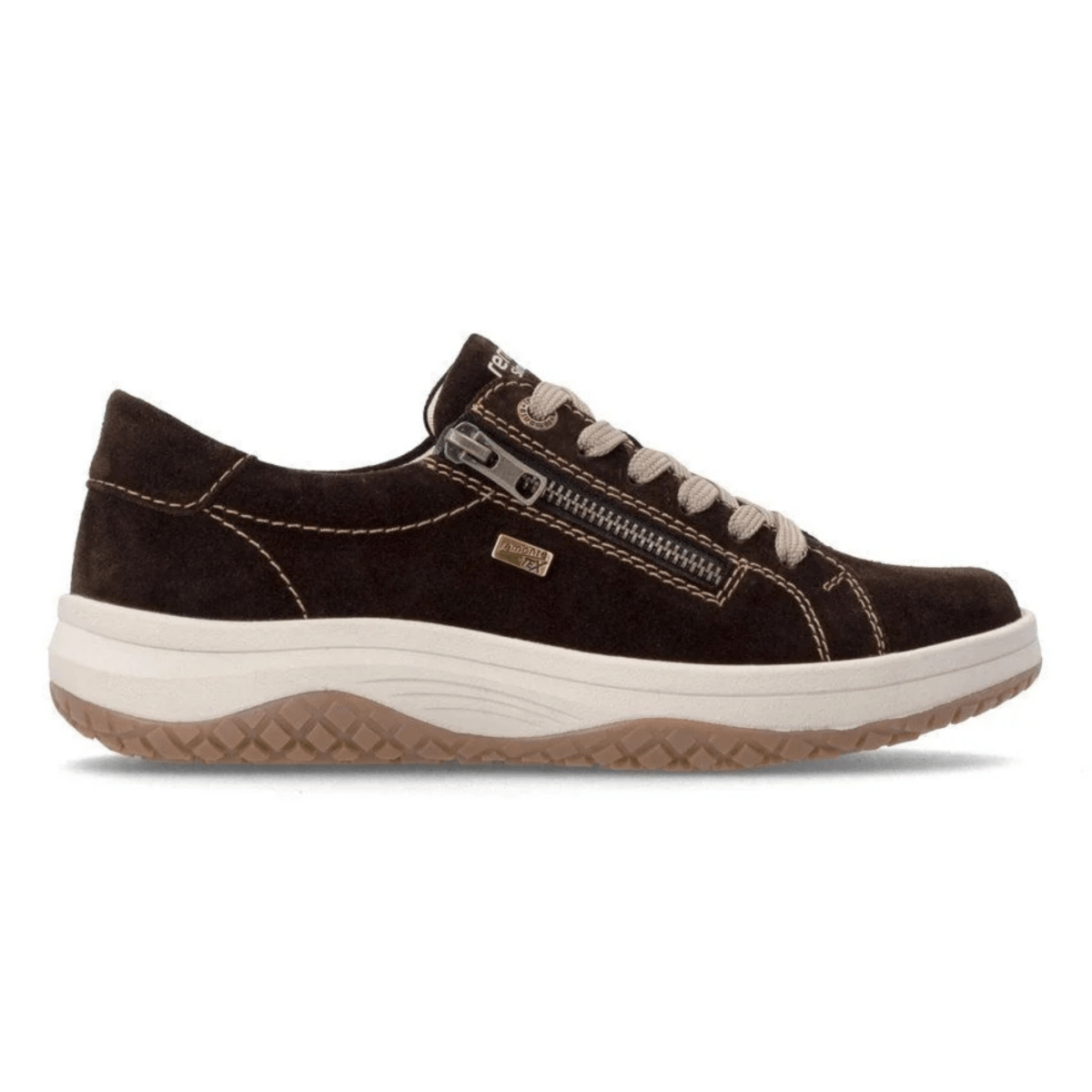Rieker Women's D3Q00-25 Brown Suede Waterproof - 9032867 - Tip Top Shoes of New York
