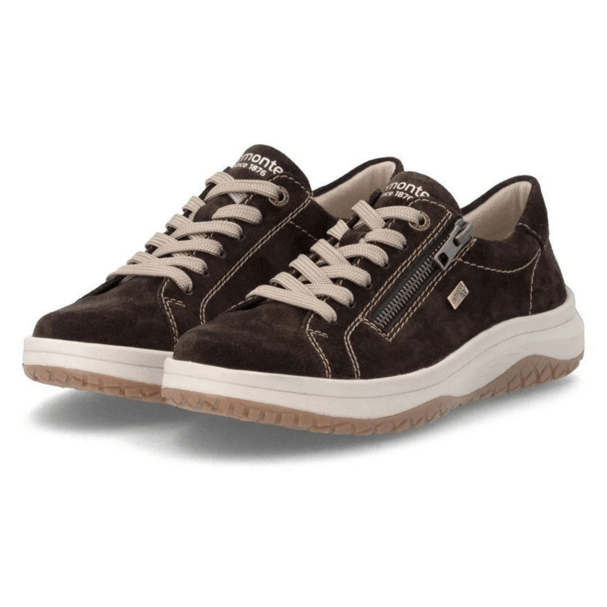 Rieker Women's D3Q00-25 Brown Suede Waterproof - 9032867 - Tip Top Shoes of New York