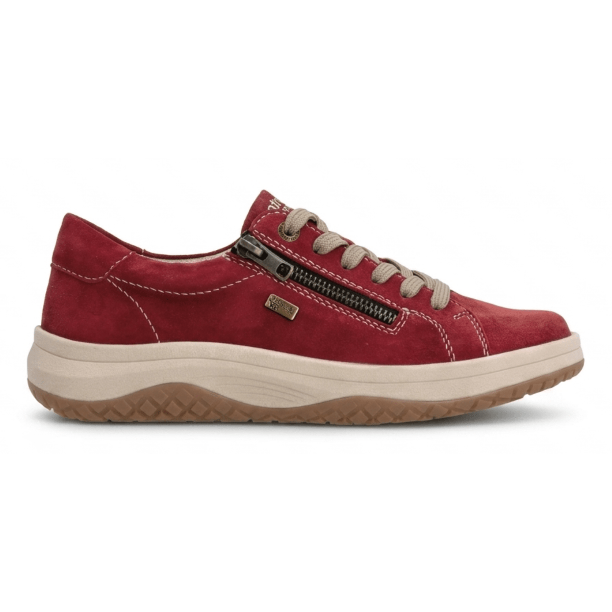 Rieker Women's D3Q00-35 Red Suede Waterproof - 9032876 - Tip Top Shoes of New York