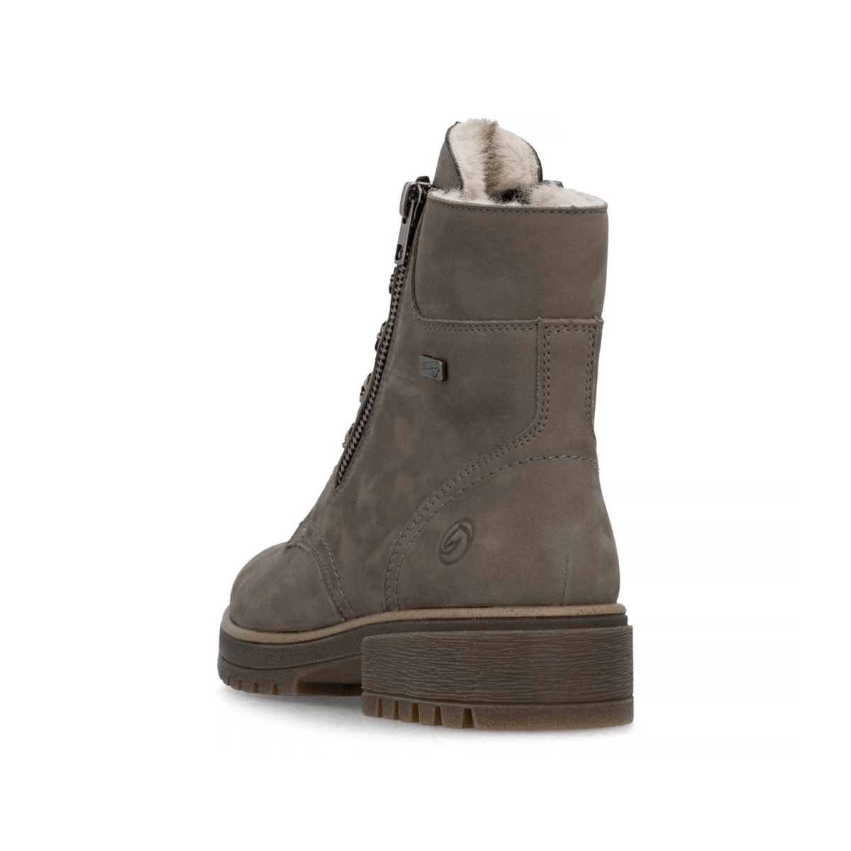 Rieker Women's D3W70-42 Grey/Beige Nubuck Waterproof - 9034602 - Tip Top Shoes of New York