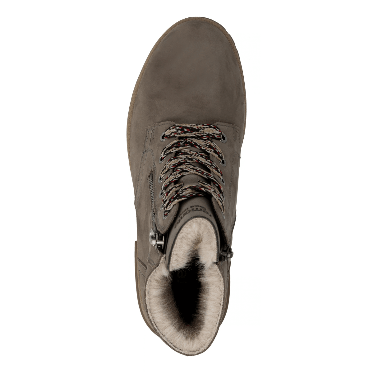 Rieker Women's D3W70-42 Grey/Beige Nubuck Waterproof - 9034602 - Tip Top Shoes of New York