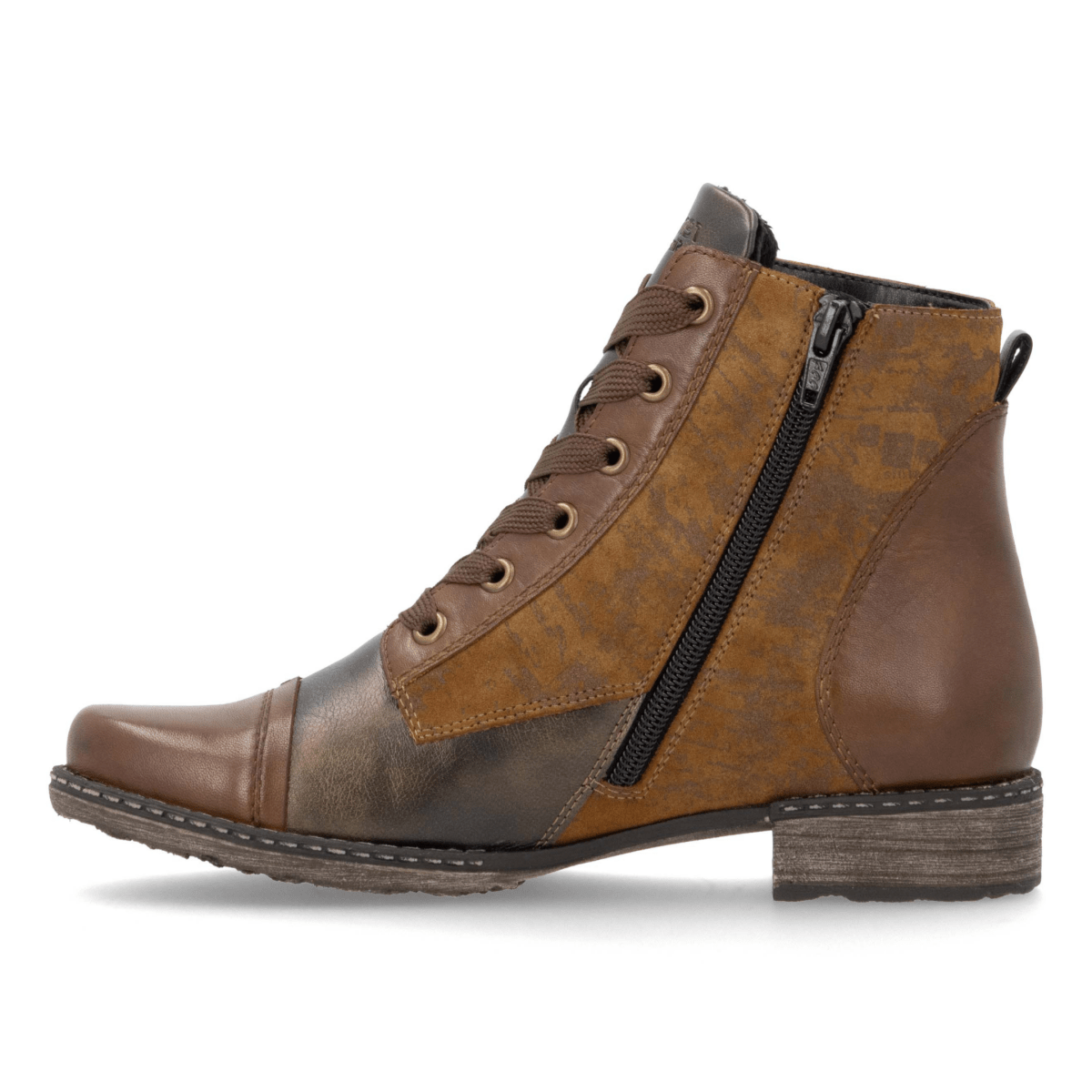 Rieker Women's D4381 - 24 Chandra Chestnut/Antique/Deer/Dark Copper - 9023719 - Tip Top Shoes of New York