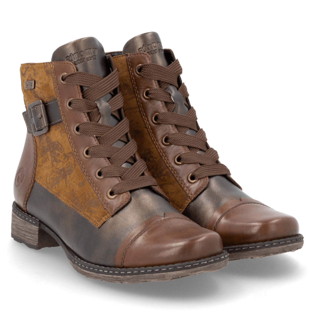 Rieker Women's D4381 - 24 Chandra Chestnut/Antique/Deer/Dark Copper - 9023719 - Tip Top Shoes of New York