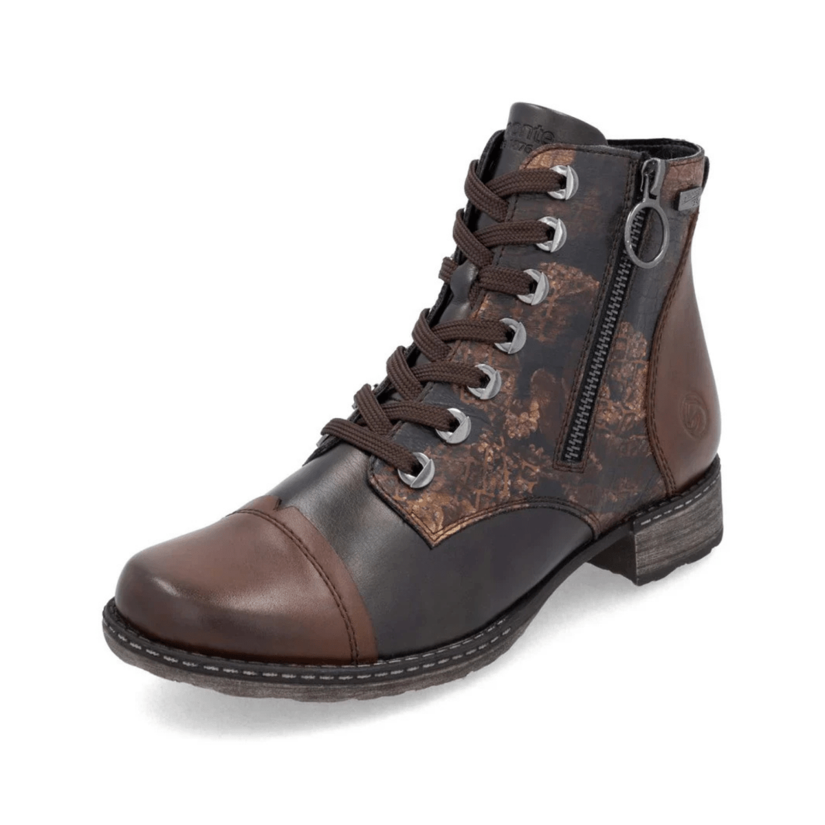 Rieker Women's D4382-25 Chestnut/Antique Leather Waterproof - 9032893 - Tip Top Shoes of New York