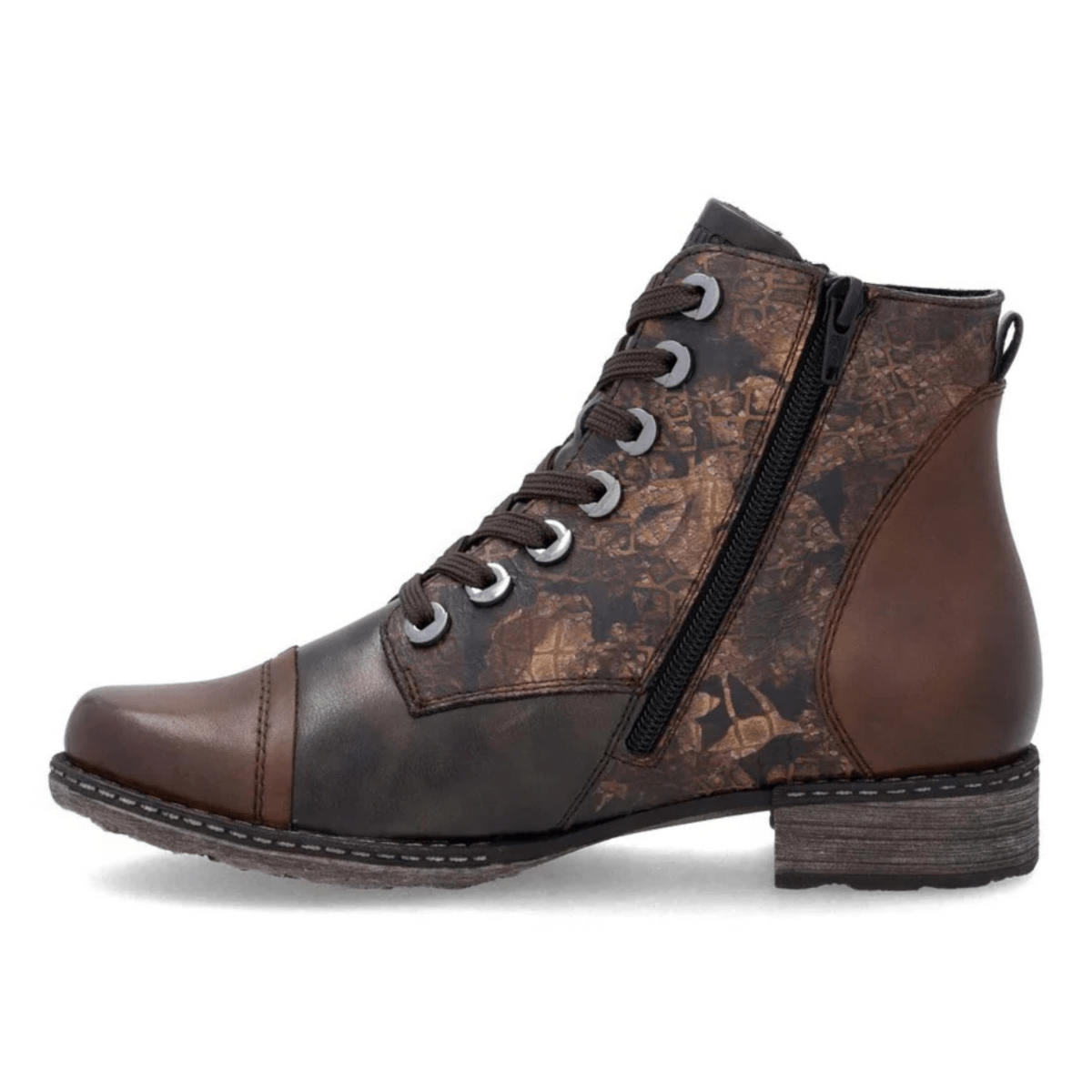 Rieker Women's D4382-25 Chestnut/Antique Leather Waterproof - 9032893 - Tip Top Shoes of New York