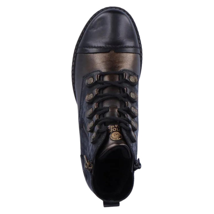Rieker Women's D4391 - 02 Black/Antique - 9016352 - Tip Top Shoes of New York