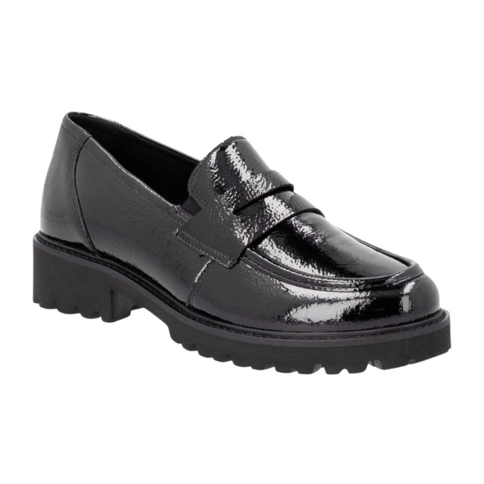 Rieker Women's D8602 - 00 Black Patent - 9016361 - Tip Top Shoes of New York