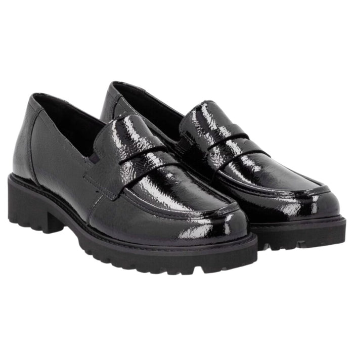 Rieker Women's D8602 - 00 Black Patent - 9016361 - Tip Top Shoes of New York