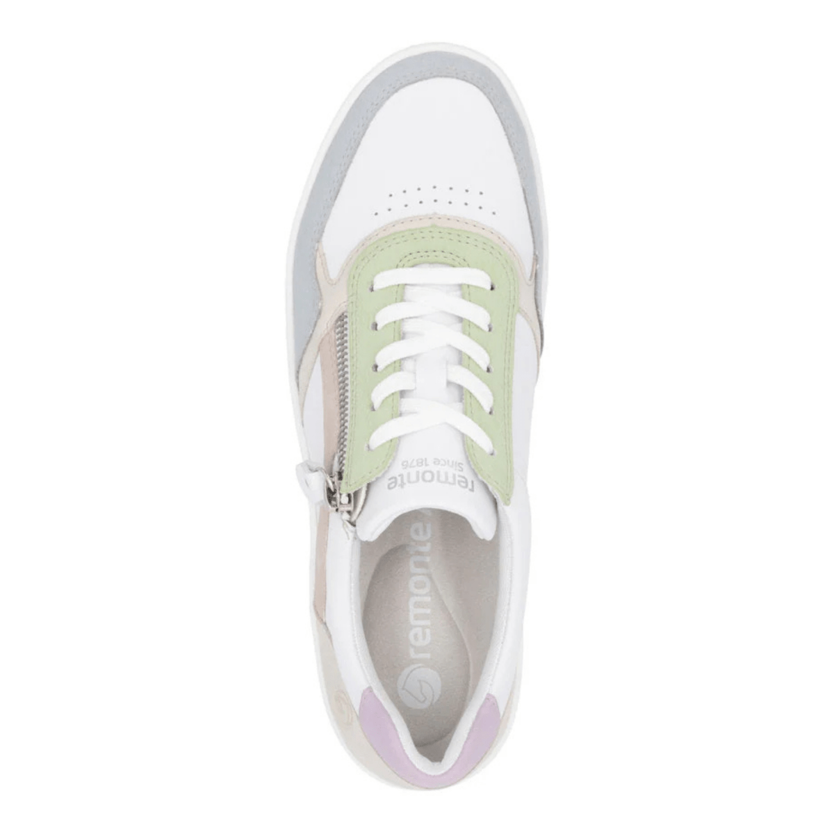 Rieker Women's Kendra D0J01 - 87 Blue/White/Cream/Rose/Mauve/Light Mint - 9019310 - Tip Top Shoes of New York