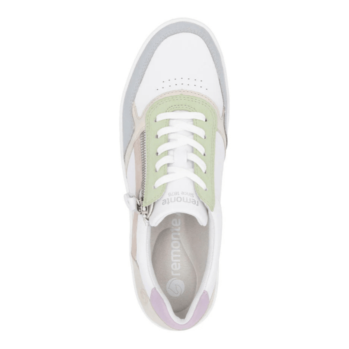 Rieker Women's Kendra D0J01-87 Blue/White/Cream/Rose/Mauve/Light