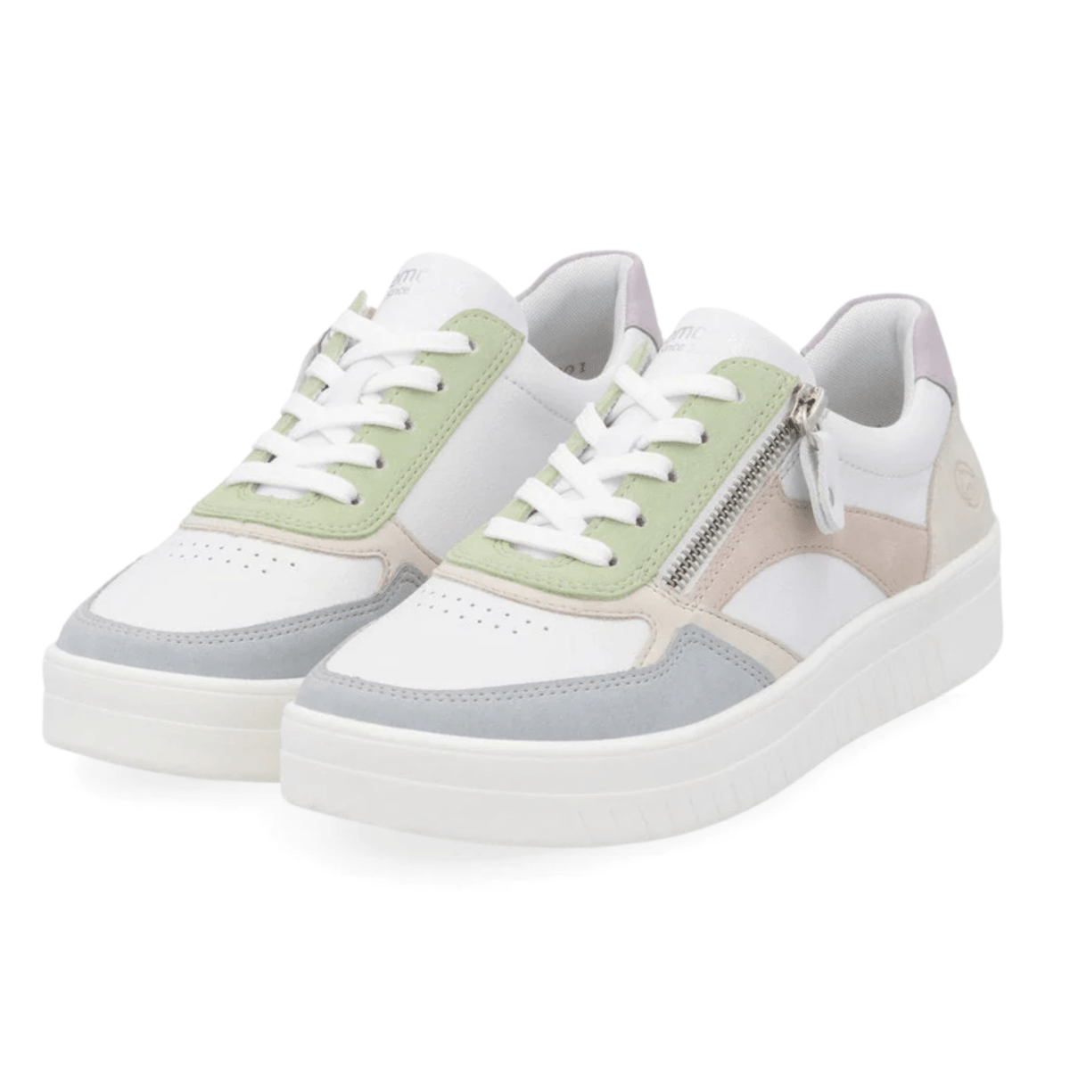 Rieker Women's Kendra D0J01 - 87 Blue/White/Cream/Rose/Mauve/Light Mint - 9019310 - Tip Top Shoes of New York