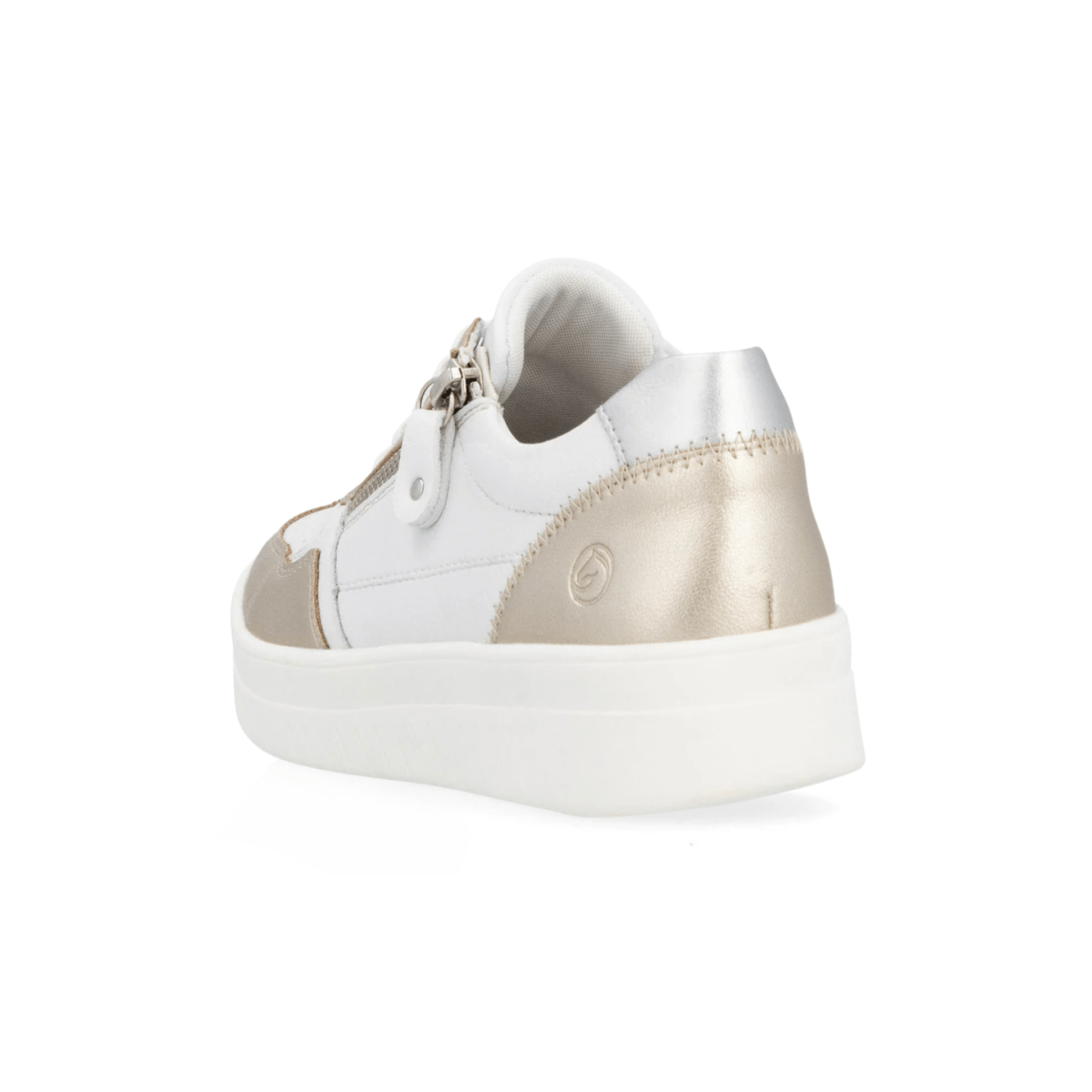 Rieker Women's Kendra D0J05 - 81 Pale Gold/White/Silver - 9019319 - Tip Top Shoes of New York