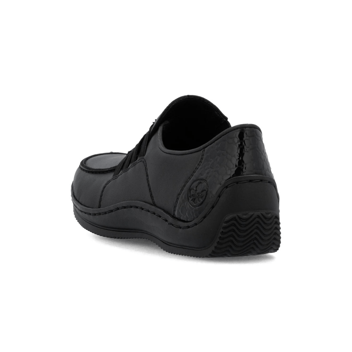 Rieker Women's L1777 - 00 Celia Black/Granite - 9023826 - Tip Top Shoes of New York