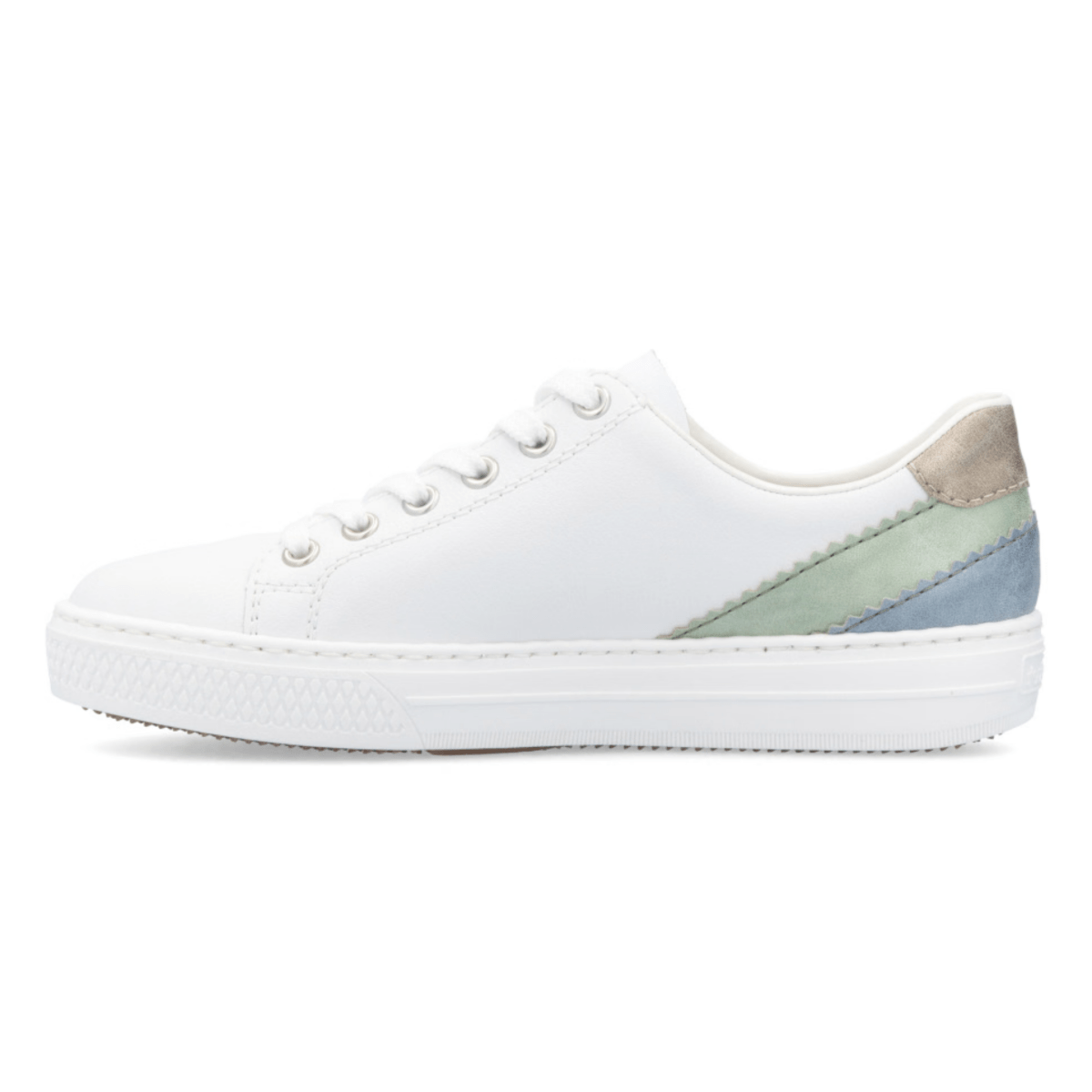 Rieker Women's L5900 - 80 Enya White/Mint/Blue/Pearl - 9019493 - Tip Top Shoes of New York