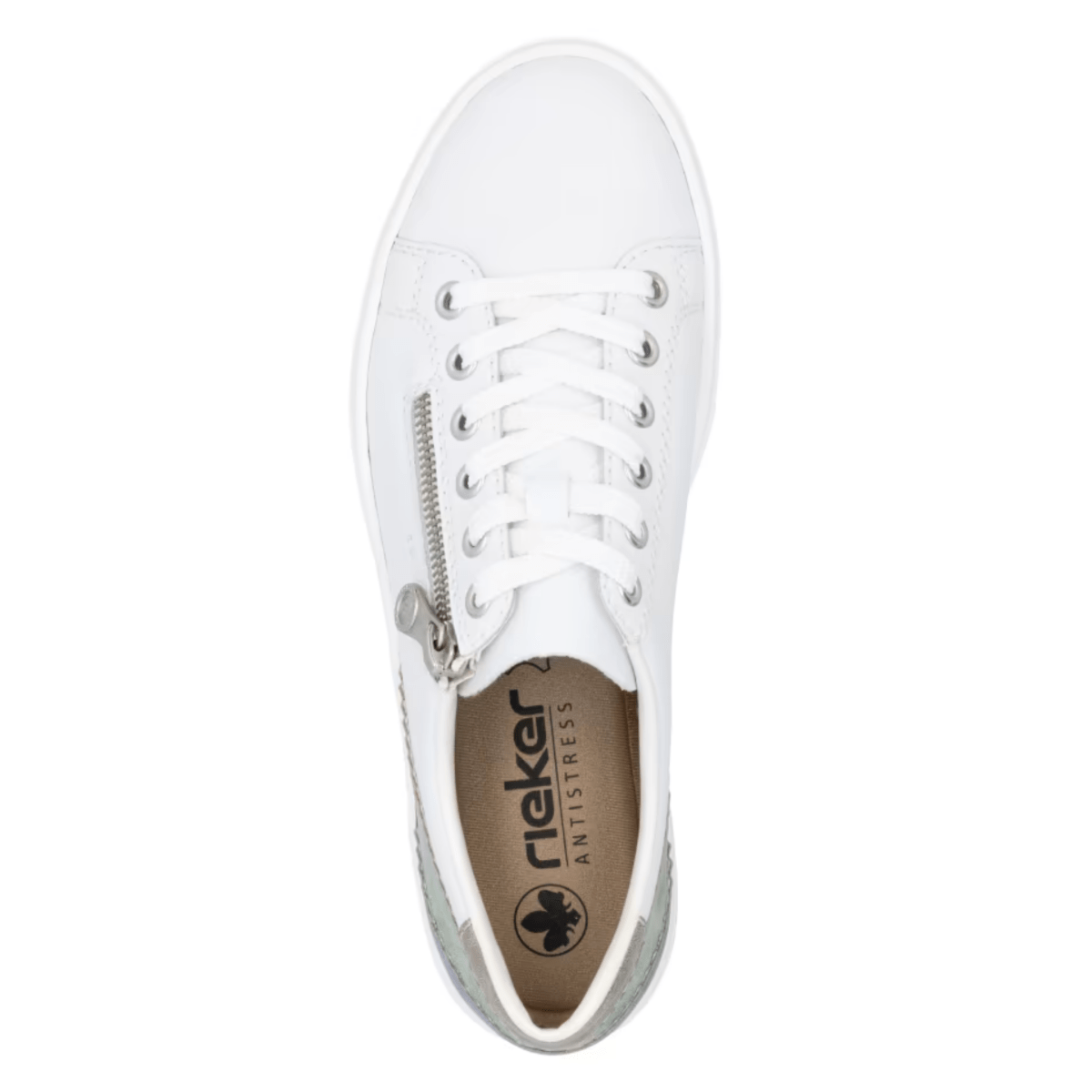 Rieker Women's L5900 - 80 Enya White/Mint/Blue/Pearl - 9019493 - Tip Top Shoes of New York