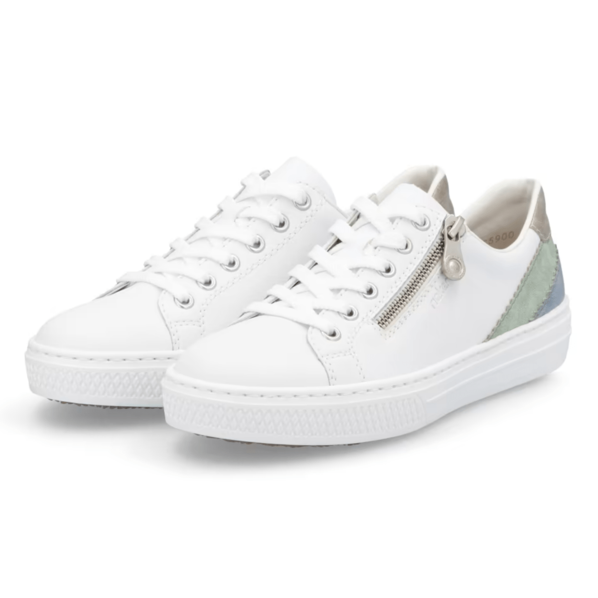 Rieker Women's L5900 - 80 Enya White/Mint/Blue/Pearl - 9019493 - Tip Top Shoes of New York
