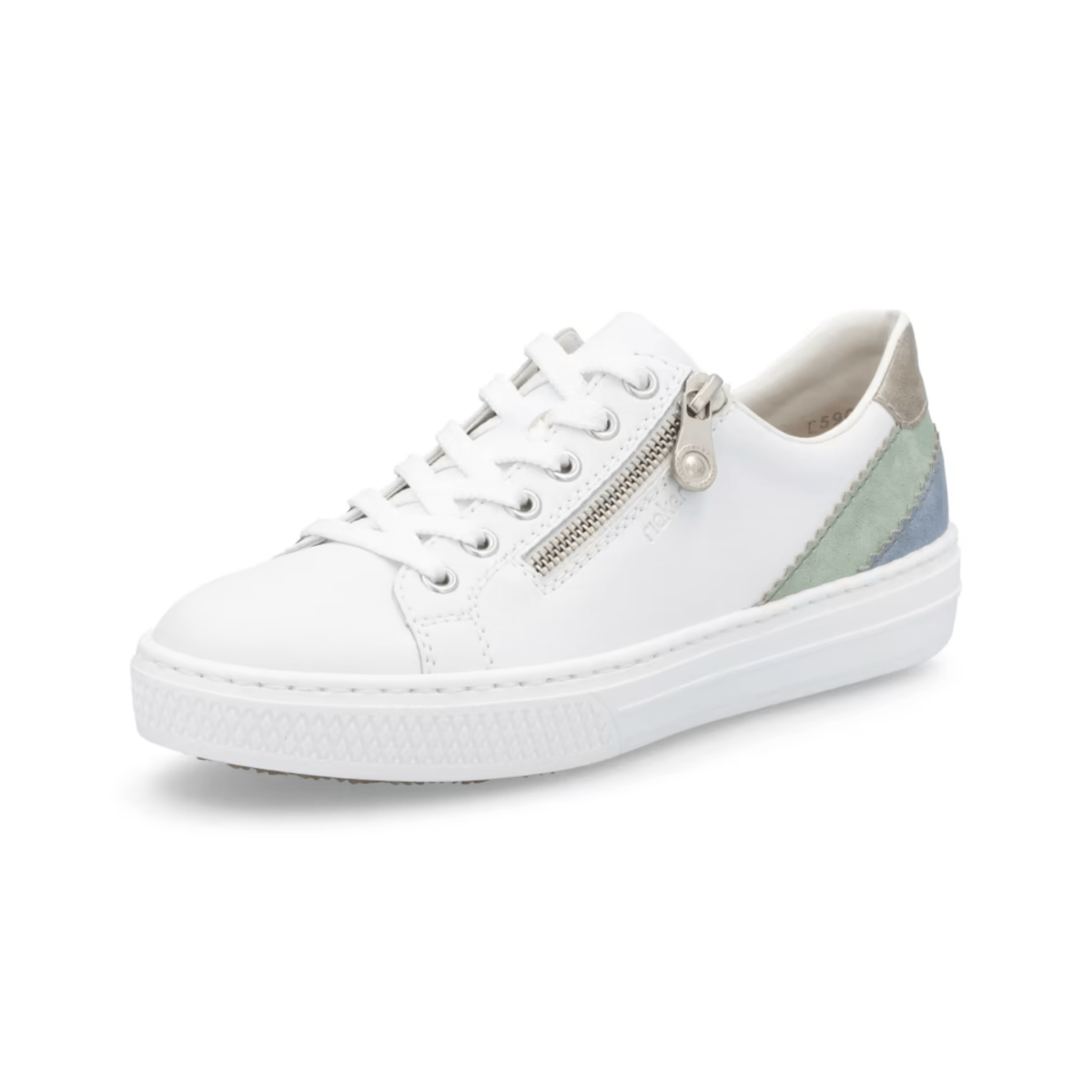 Rieker Women's L5900 - 80 Enya White/Mint/Blue/Pearl - 9019493 - Tip Top Shoes of New York