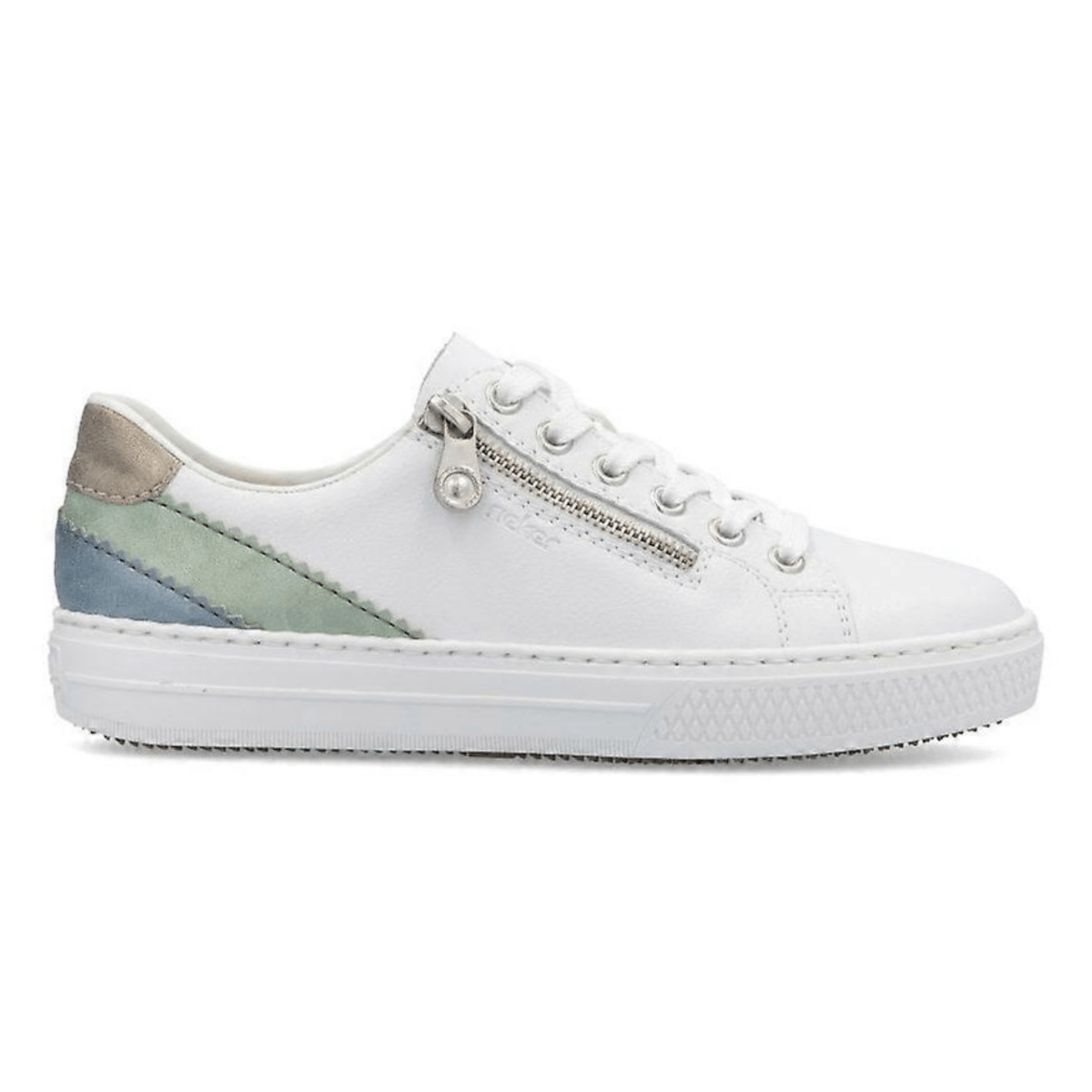 Rieker Women's L5900 - 80 Enya White/Mint/Blue/Pearl - 9019493 - Tip Top Shoes of New York
