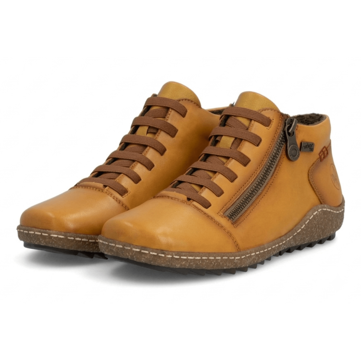 Rieker Women's L7563-68 Yellow Leather Waterproof - 9033009 - Tip Top Shoes of New York