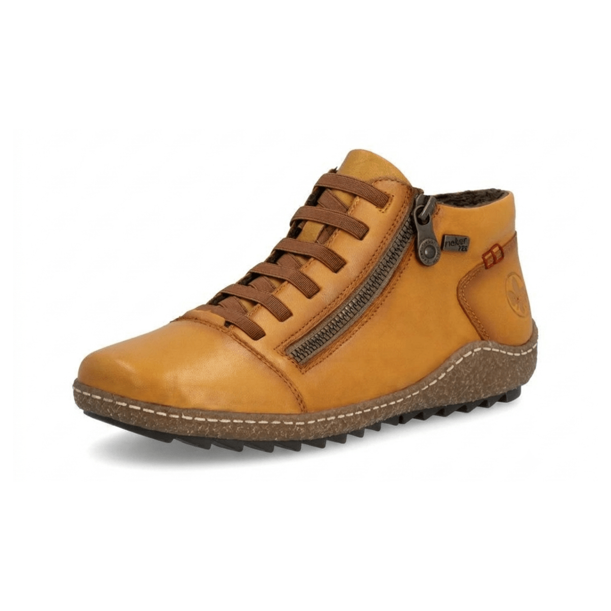 Rieker Women's L7563-68 Yellow Leather Waterproof - 9033009 - Tip Top Shoes of New York