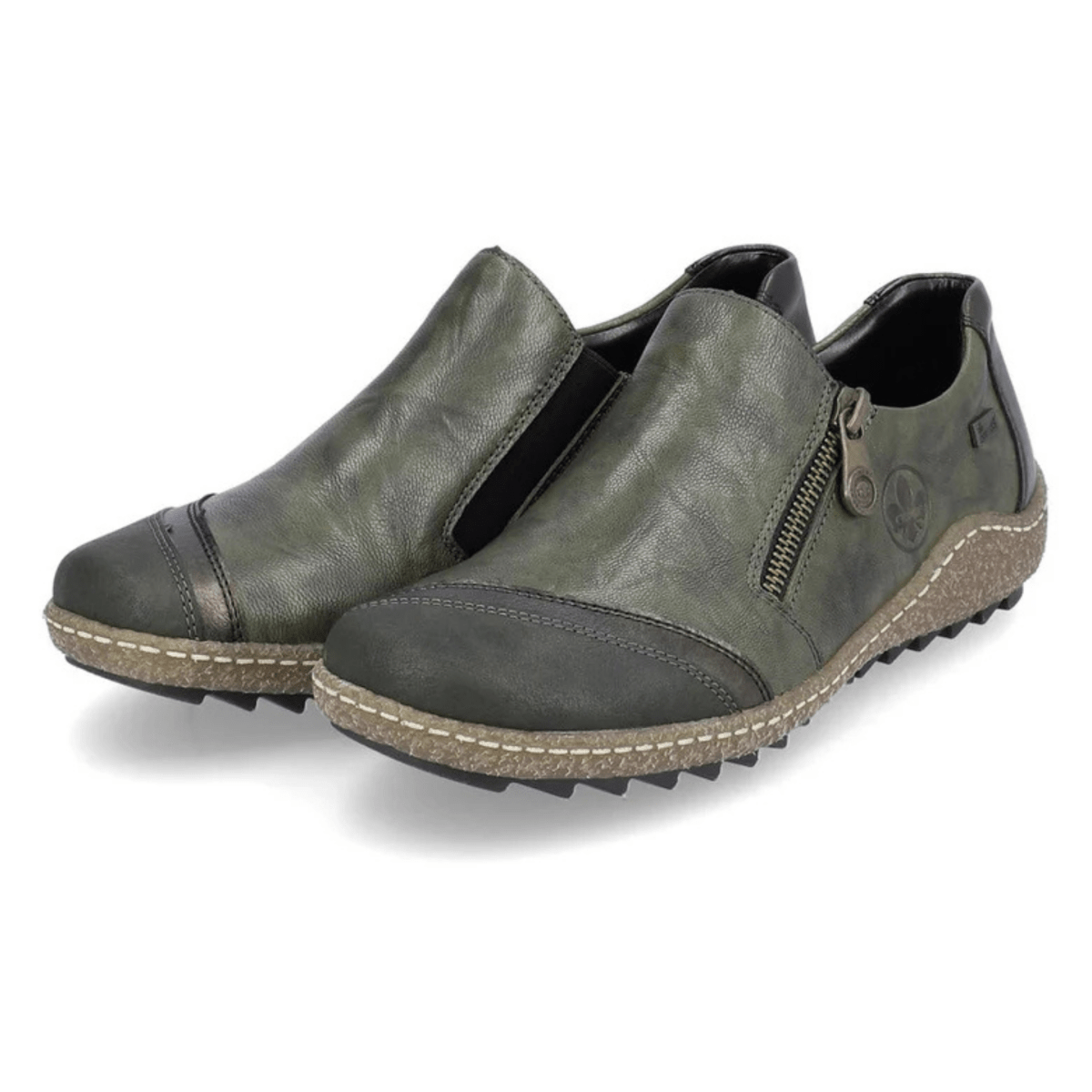 Rieker Women's L7571-54 Forest/Antique/Ivy Waterproof - 9033079 - Tip Top Shoes of New York