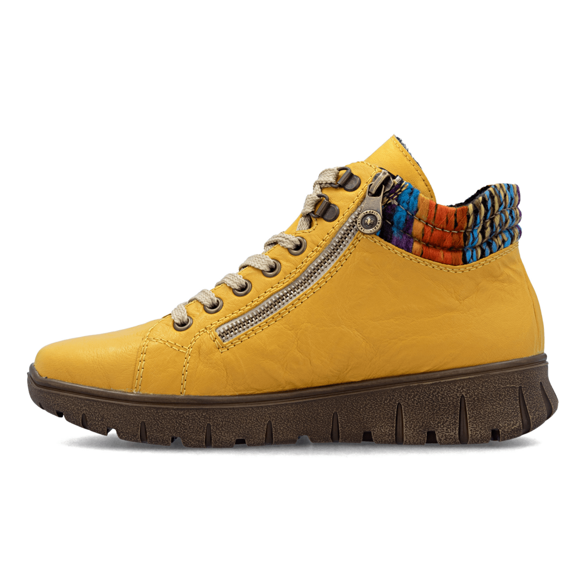 Rieker Women's N1305 - 68 Yellow/Multicolor Waterproof - 9023849 - Tip Top Shoes of New York