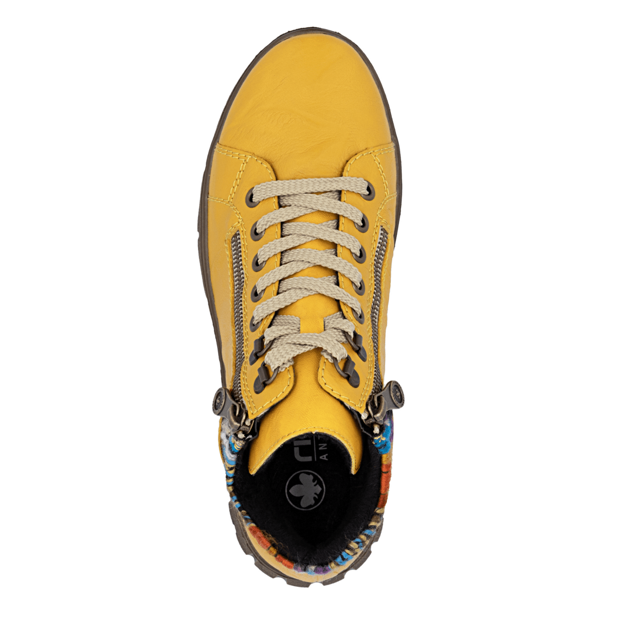 Rieker Women's N1305 - 68 Yellow/Multicolor Waterproof - 9023849 - Tip Top Shoes of New York