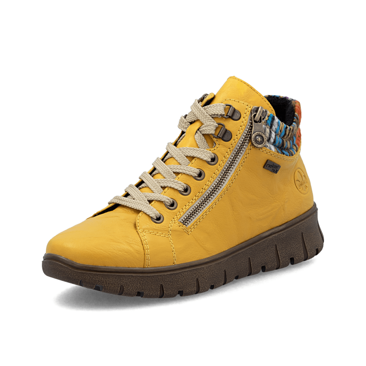 Rieker Women's N1305 - 68 Yellow/Multicolor Waterproof - 9023849 - Tip Top Shoes of New York