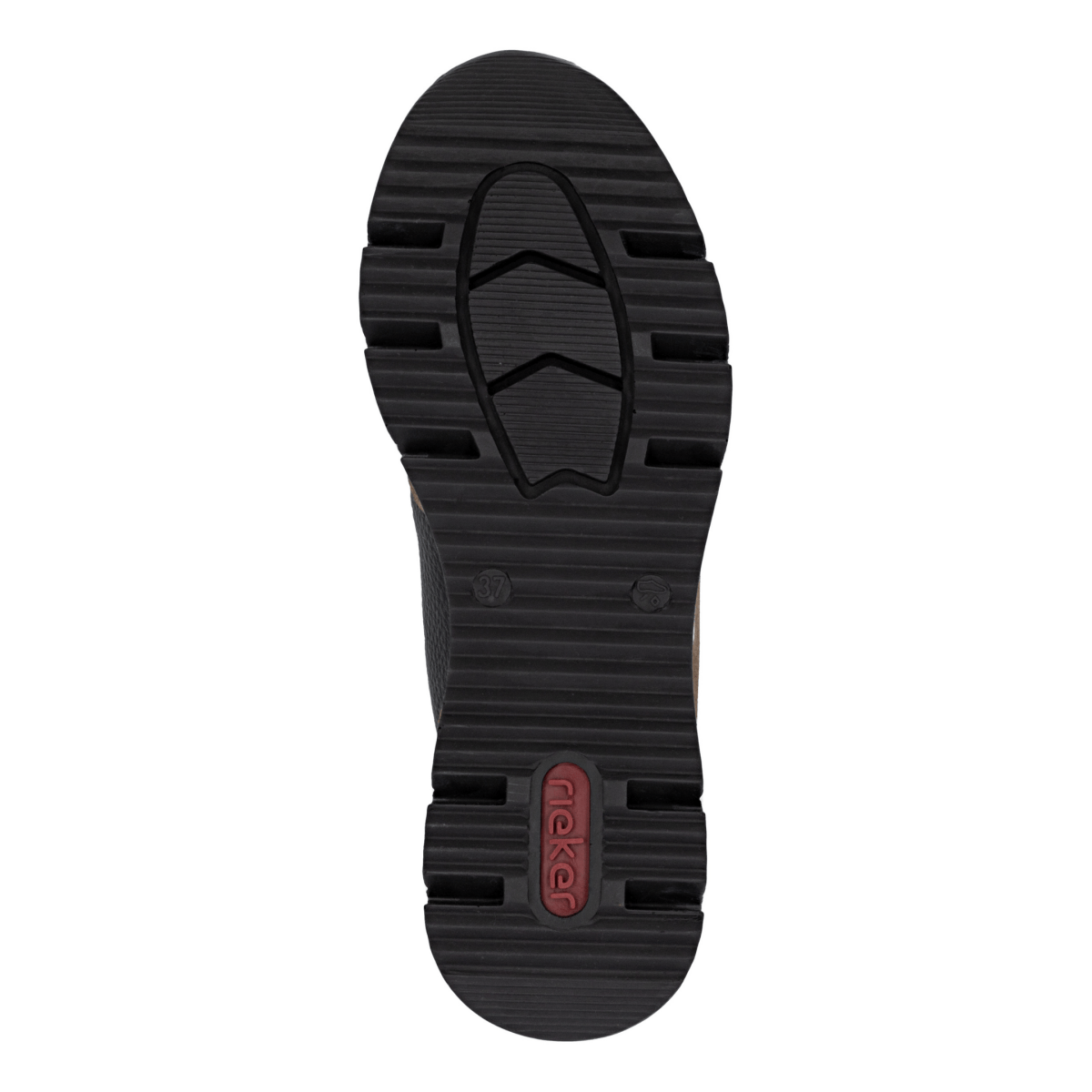 Rieker Women's N6352 - 25 Kitty Brown/Black/Bronze Leather - 9023865 - Tip Top Shoes of New York