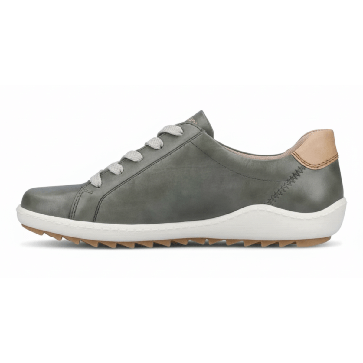 Rieker Women's R1432 - 52 Green/White Leather - 9013925 - Tip Top Shoes of New York