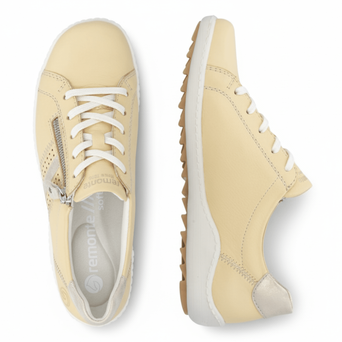 Rieker Women's R1432 - 69 Sun/Shell/White Leather - 9028427 - Tip Top Shoes of New York
