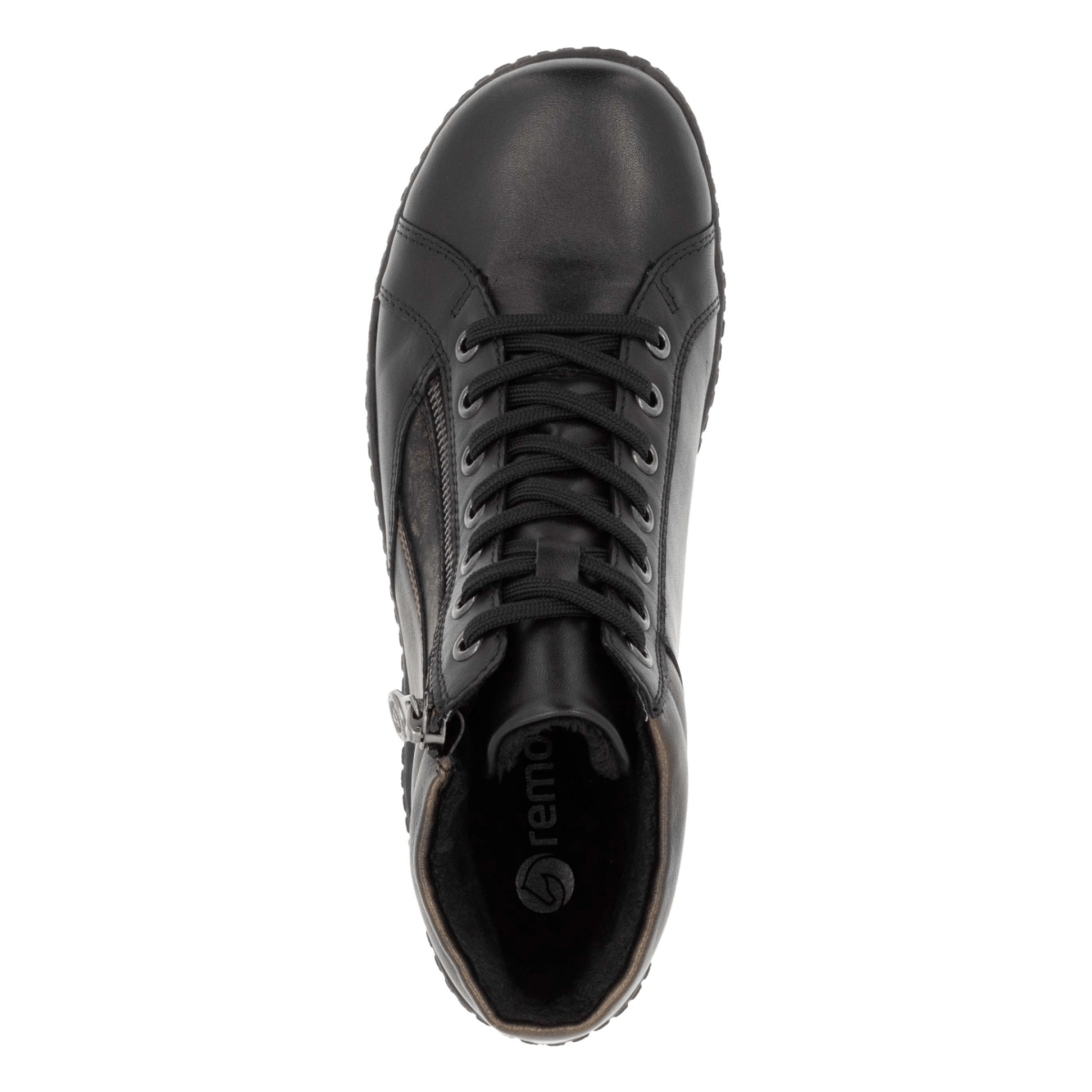 Rieker Women's R1458 - 03 Black/Antique Leather - 9023756 - Tip Top Shoes of New York