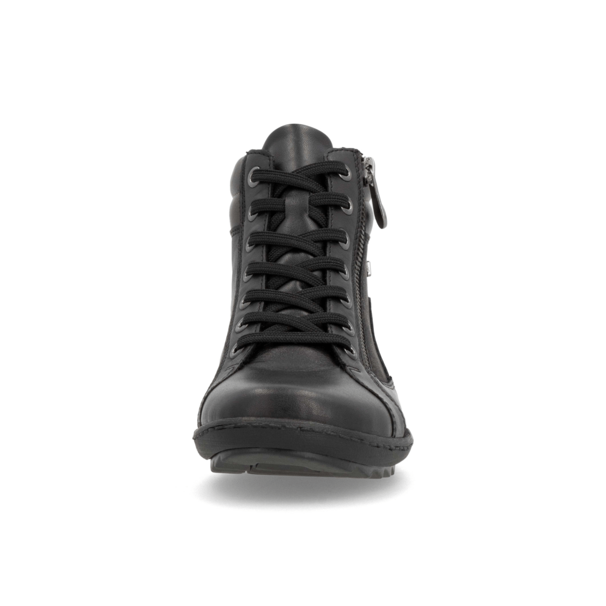 Rieker Women's R1458 - 03 Black/Antique Leather - 9023756 - Tip Top Shoes of New York