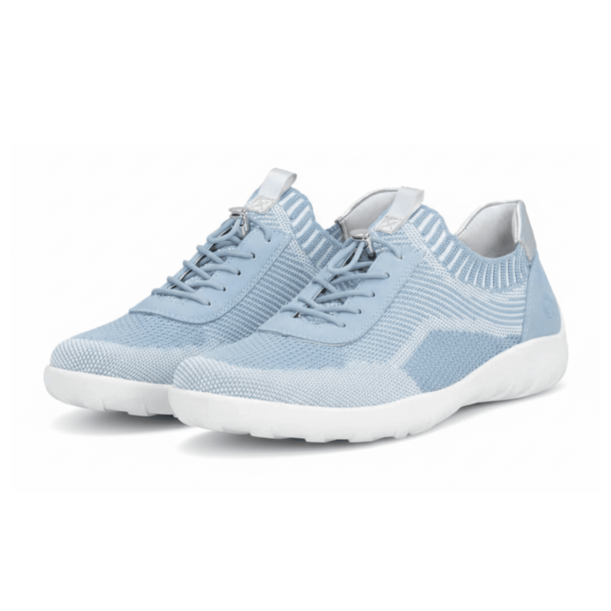 Rieker Women's R3518 - 12 White/Aqua/Silver Mesh - 9028436 - Tip Top Shoes of New York