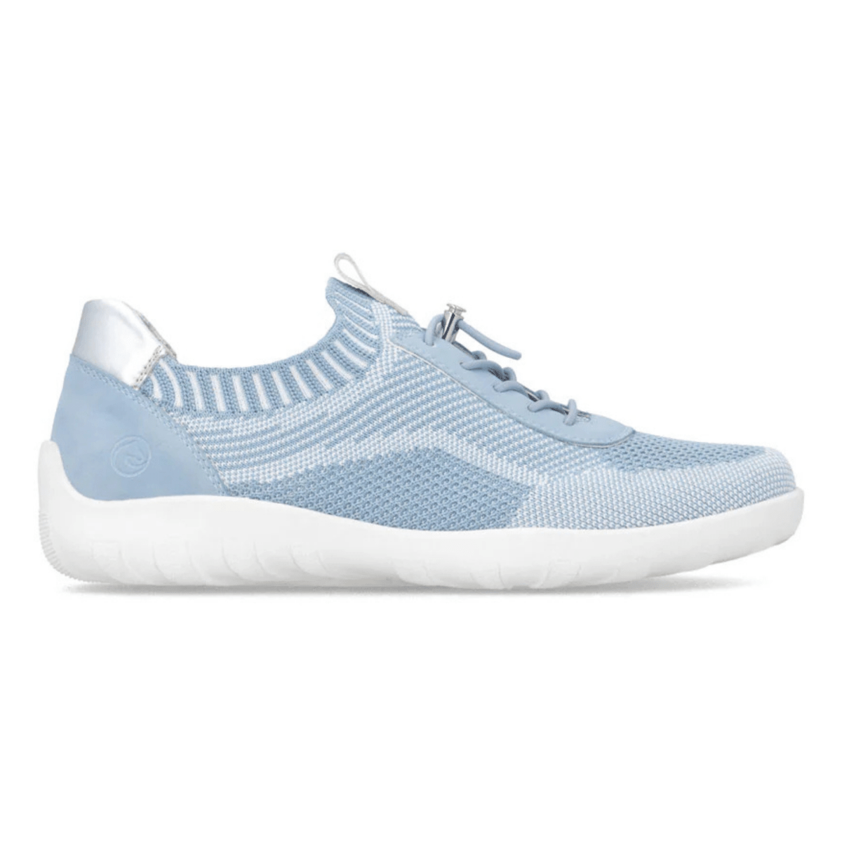 Rieker Women's R3518 - 12 White/Aqua/Silver Mesh - 9028436 - Tip Top Shoes of New York