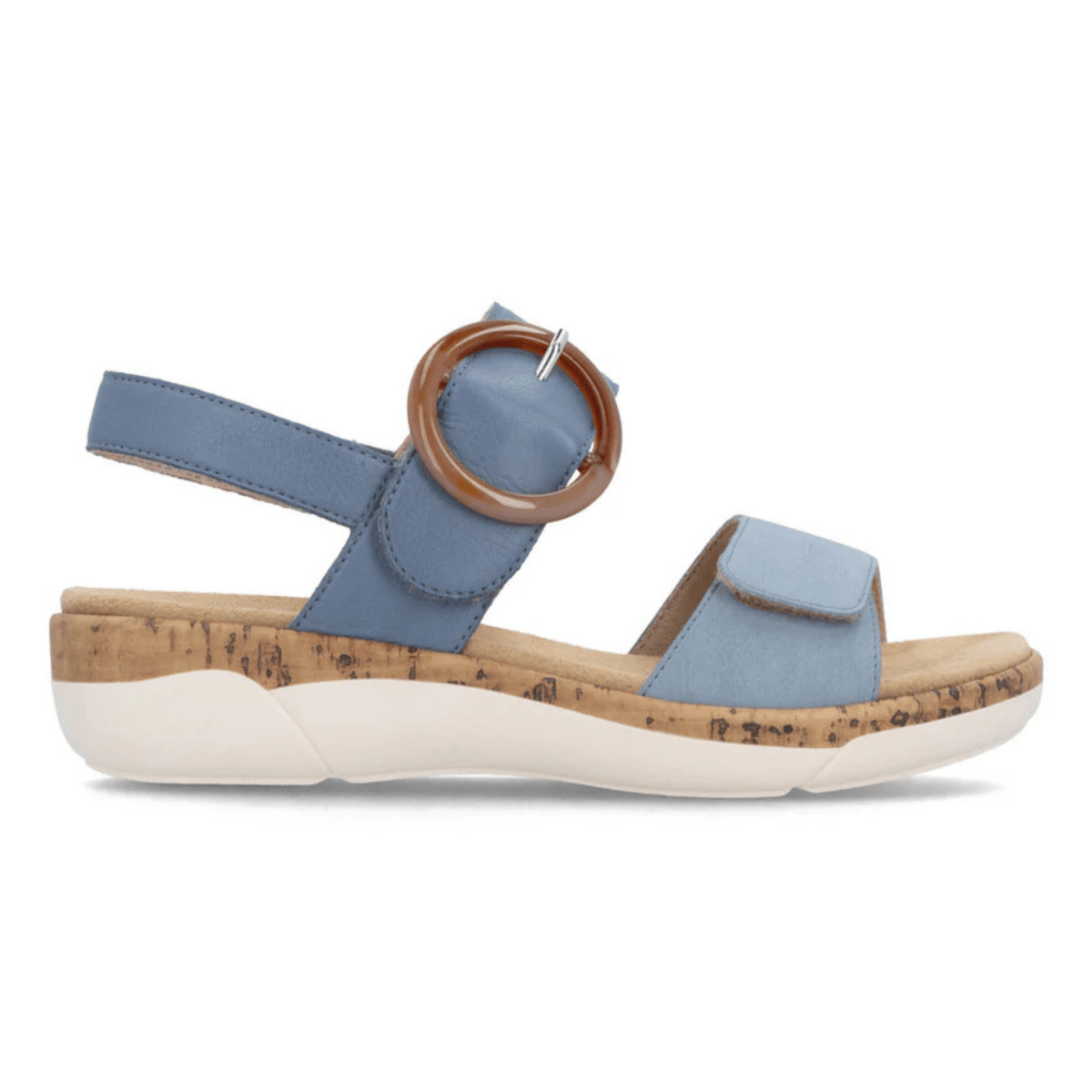 Rieker Women's R6853 - 15 Blue Aqua/Jeans Leather - 9028445 - Tip Top Shoes of New York