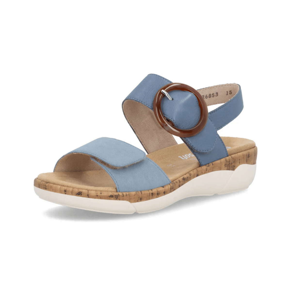 Rieker Women's R6853 - 15 Blue Aqua/Jeans Leather - 9028445 - Tip Top Shoes of New York